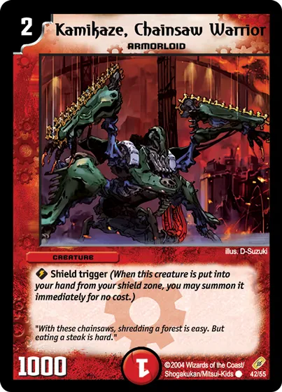 Kamikaze, Chainsaw Warrior