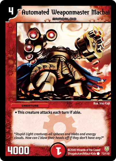 Automated Weaponmaster Machai