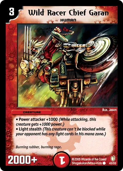 Wild Racer Chief Garan