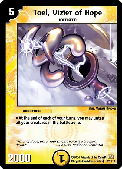 Toel, Vizier of Hope