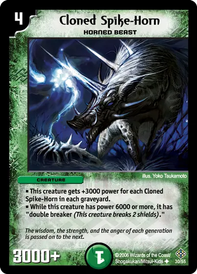 Cloned Spike-Horn