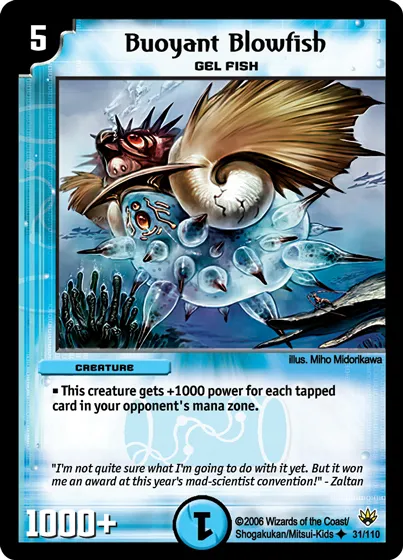 Buoyant Blowfish