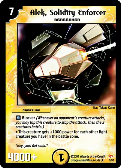 Alek, Solidity Enforcer