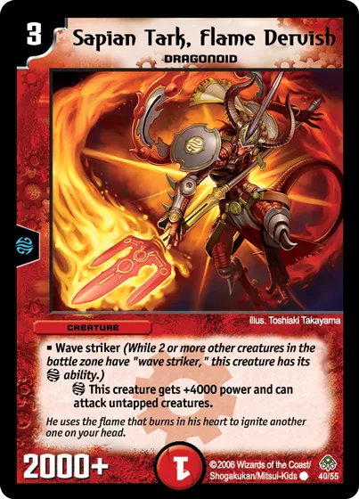 Sapian Tark, Flame Dervish