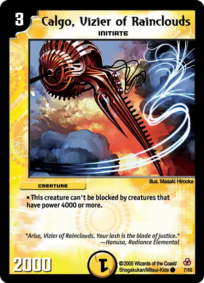 Calgo, Vizier of Rainclouds