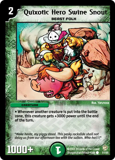 Quixotic Hero Swine Snout