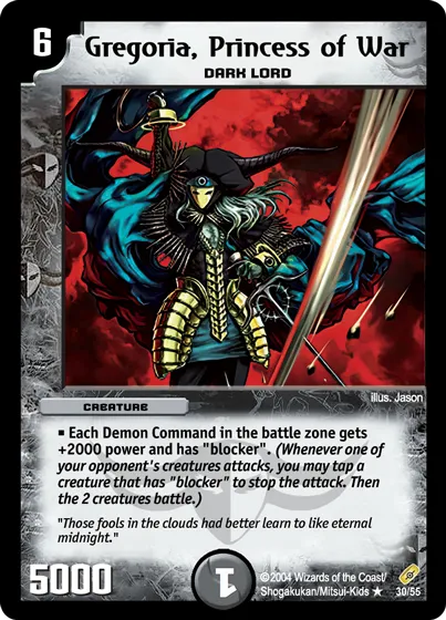 Gregoria, Princess of War