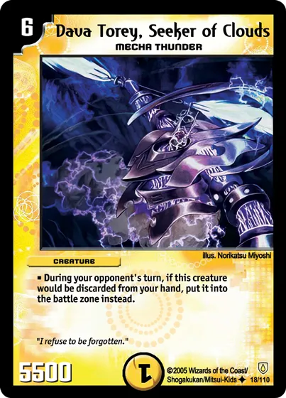 Dava Torey, Seeker of Clouds