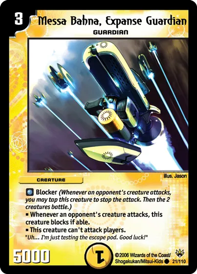 Messa Bahna, Expanse Guardian