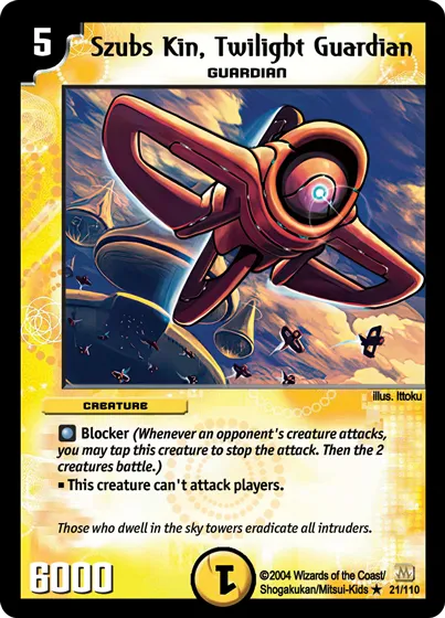 Szubs Kin, Twilight Guardian
